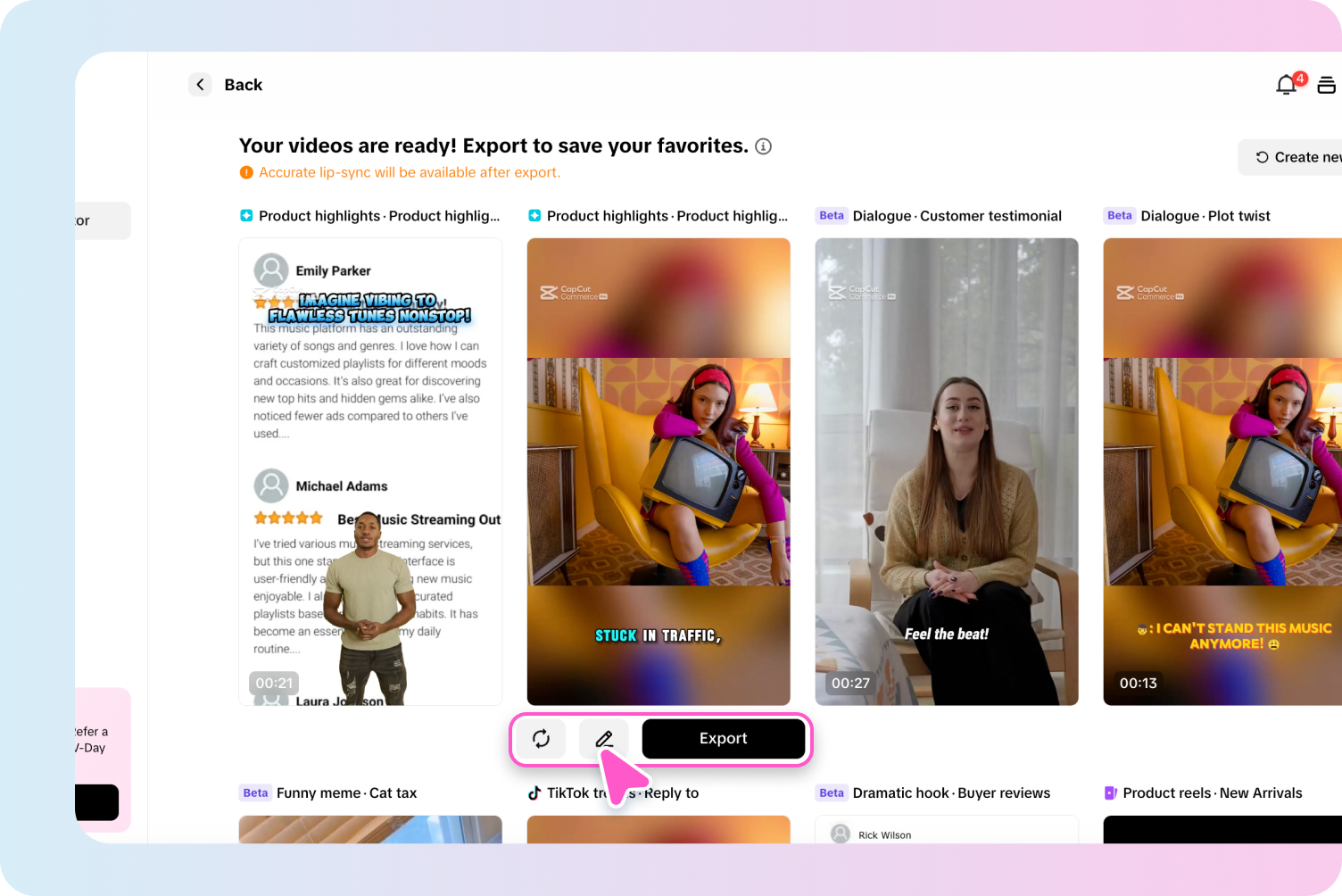 Customize your video